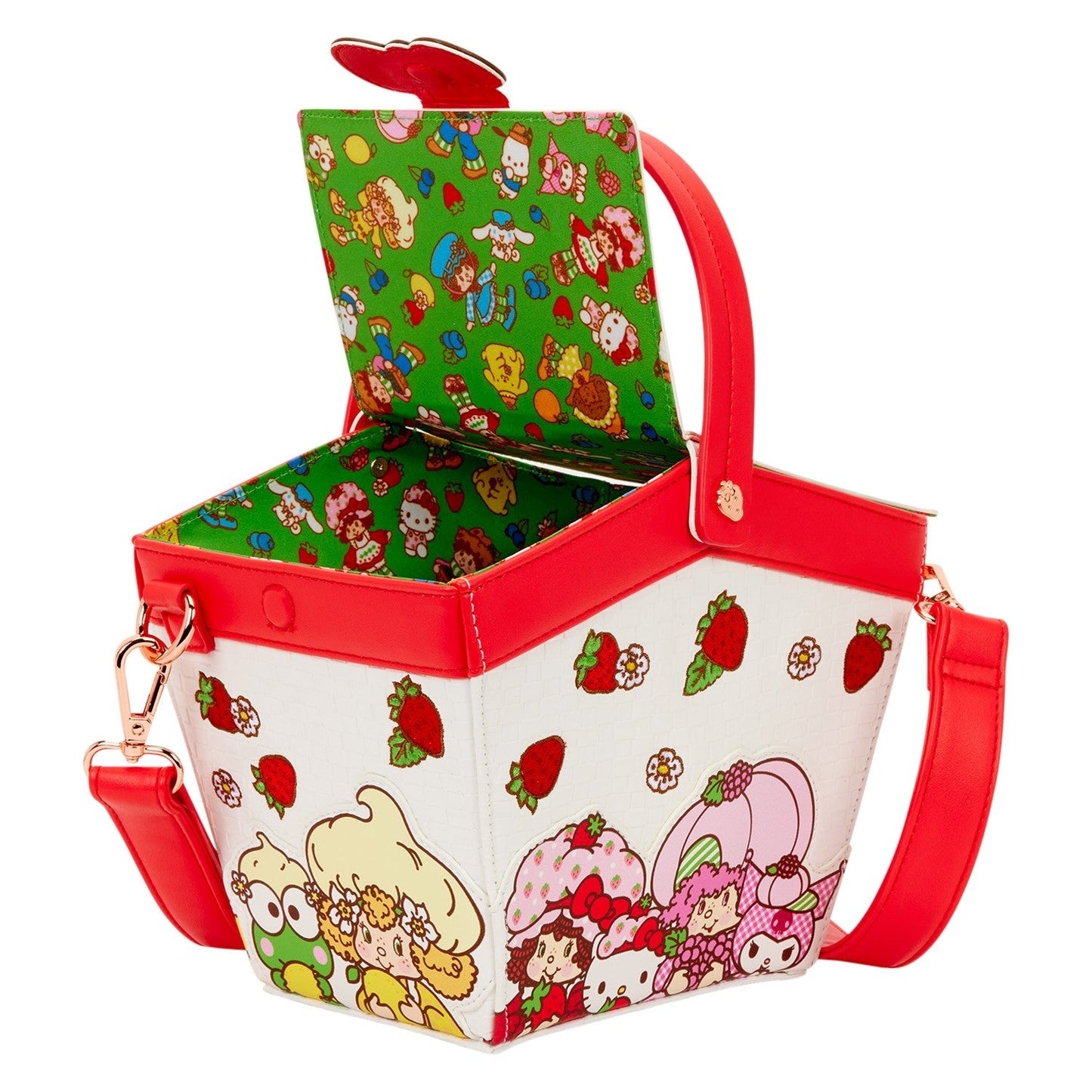 Sanrio X Strawberry Shortcake Figural Crossbody Bag - Loungefly