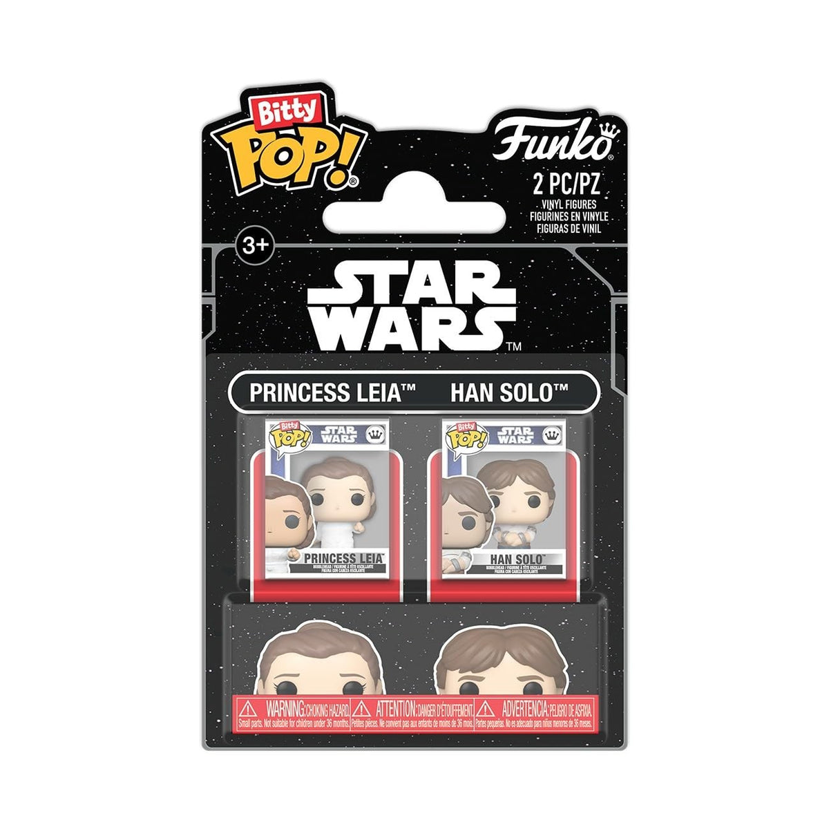 Bitty SW ESB 2Pk - Leia and Han Solo