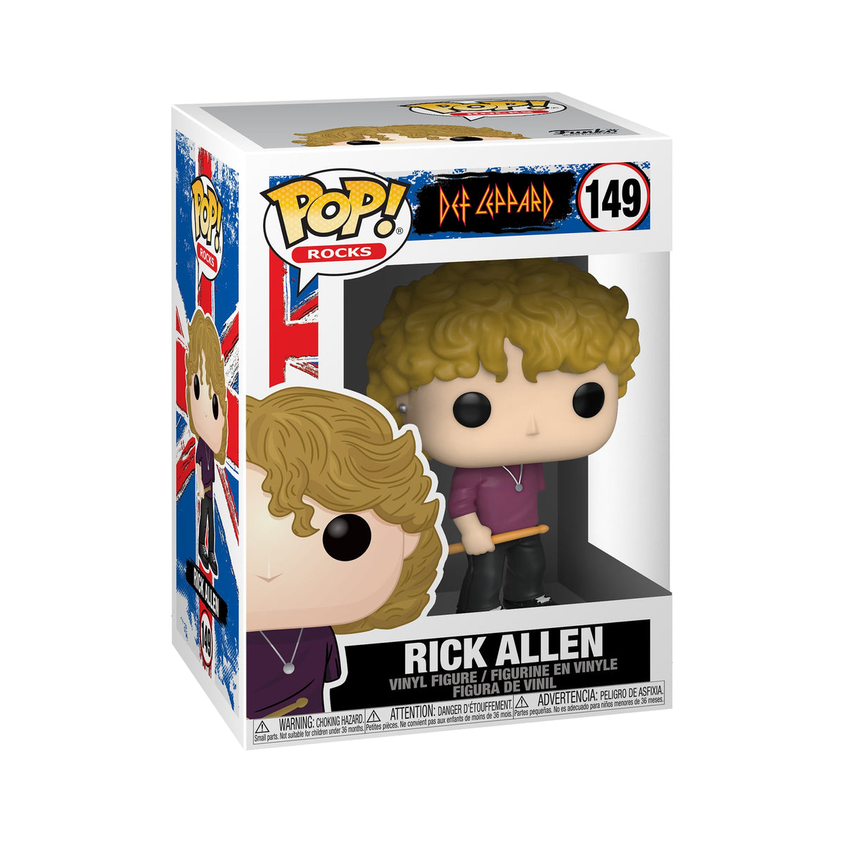 Def Leppard Rick Allen - #149 - Funko POP! Rocks