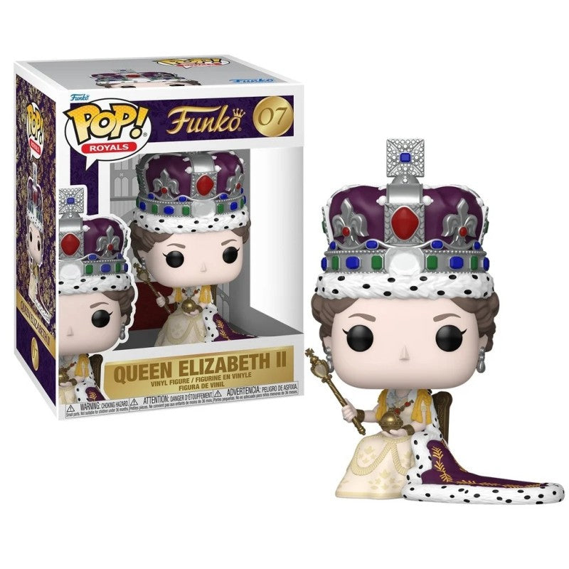 Funko QEII 100th – Queen Elizabeth II (Coronation) - #07 - Funko POP!