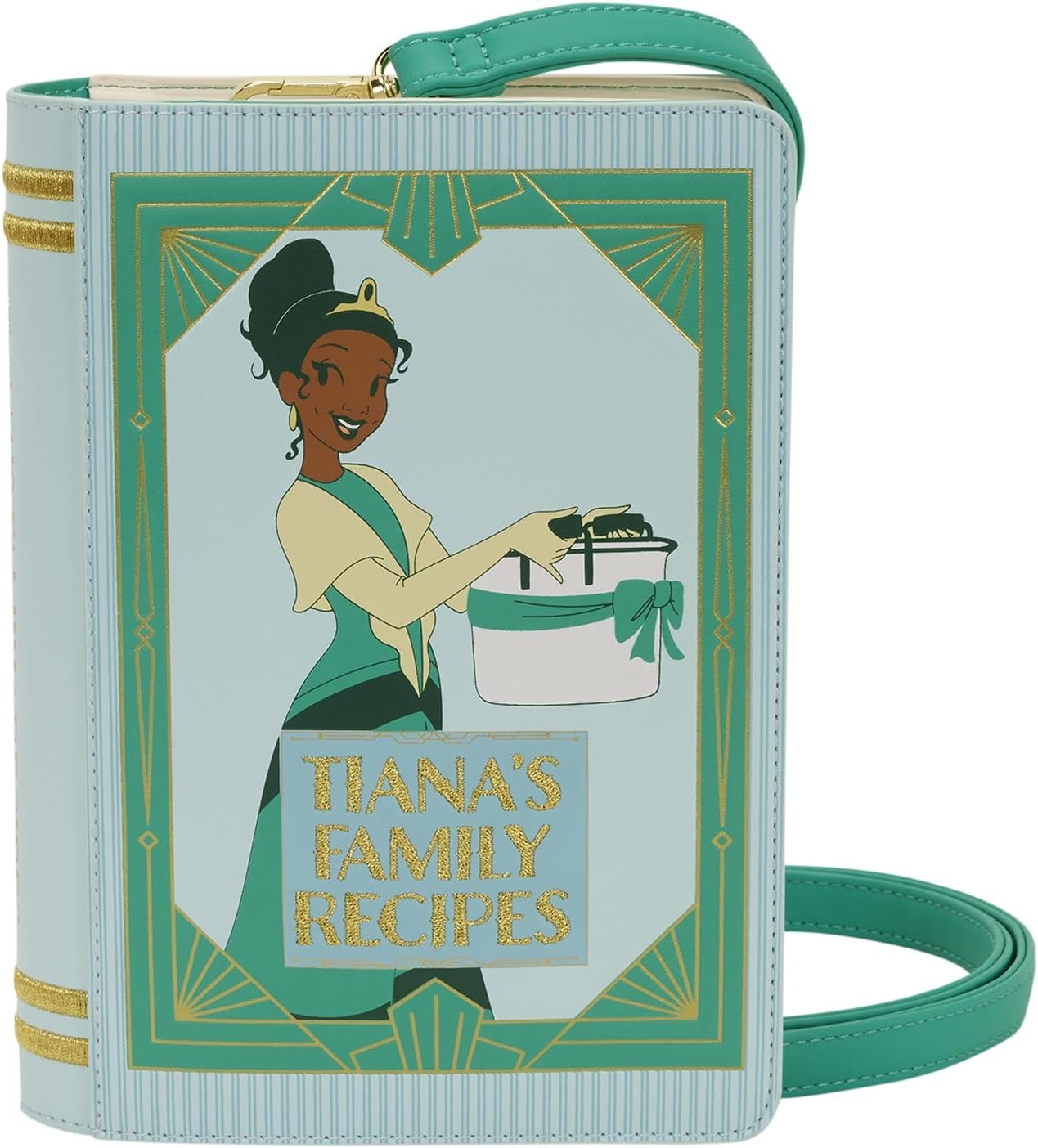 Disney Princess And The Frog Tiana Recipe Book Crossbody Bag -  Loungefly