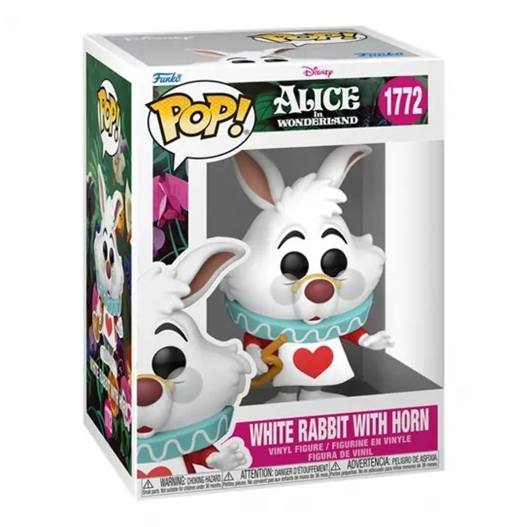 Funko Disney Alice In Wonderland White Rabbit With Horn - #1772 - Funko POP!