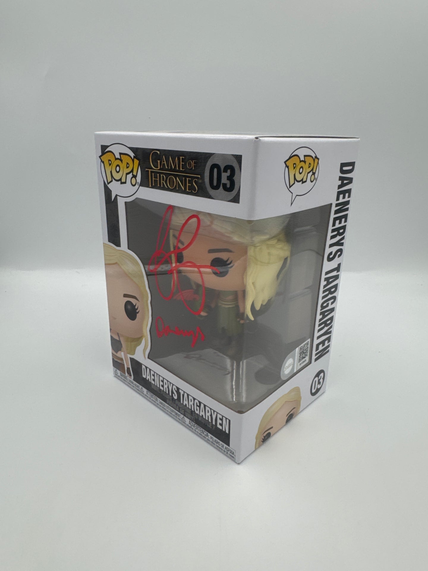 Daenerys Targaryen - #03 - Funko Pop! - Game Of Thrones - Signed By Emilia Clarke - Certified by SWAU