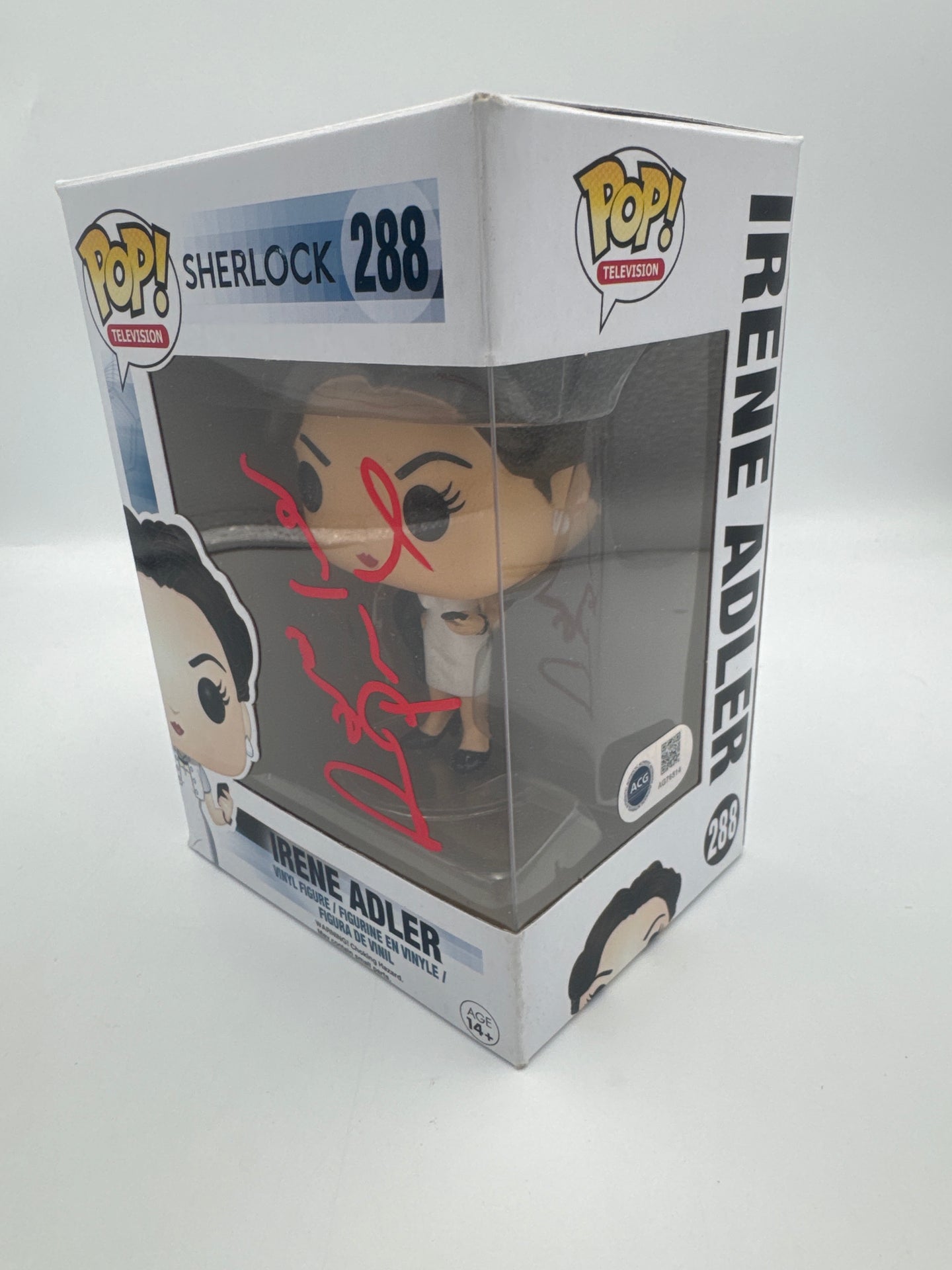Irene Adler - #288 - Funko Pop! - Television - Sherlock - Signed By Lara Pulver  - Certified Pop