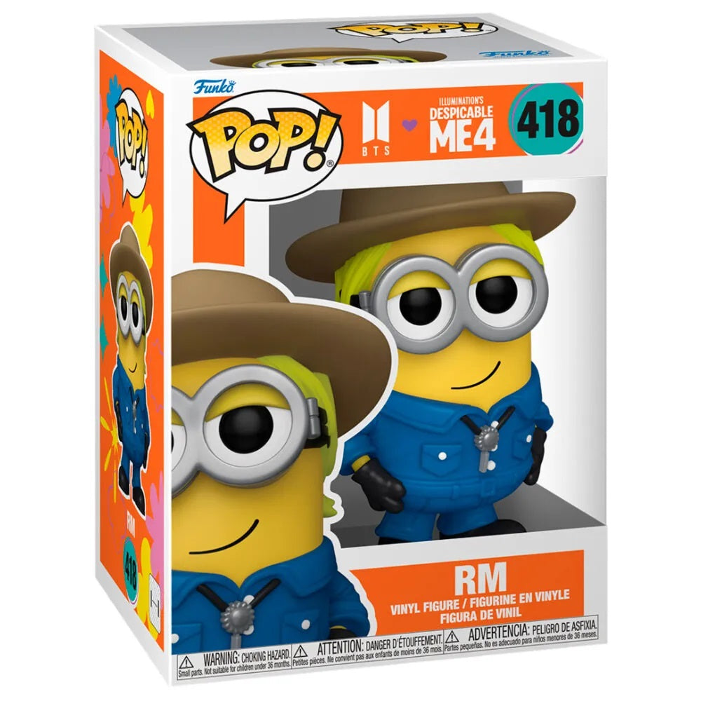 Funko Despicable Me 4 Minion X BTS RM - #418- Funko Pop!