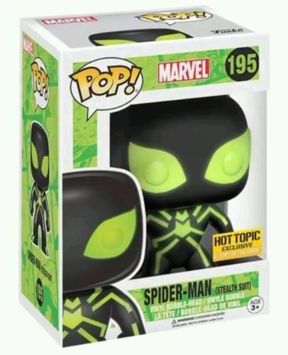 Spider-Man Stealth Suit hot topic  - #195 - Funko POP!