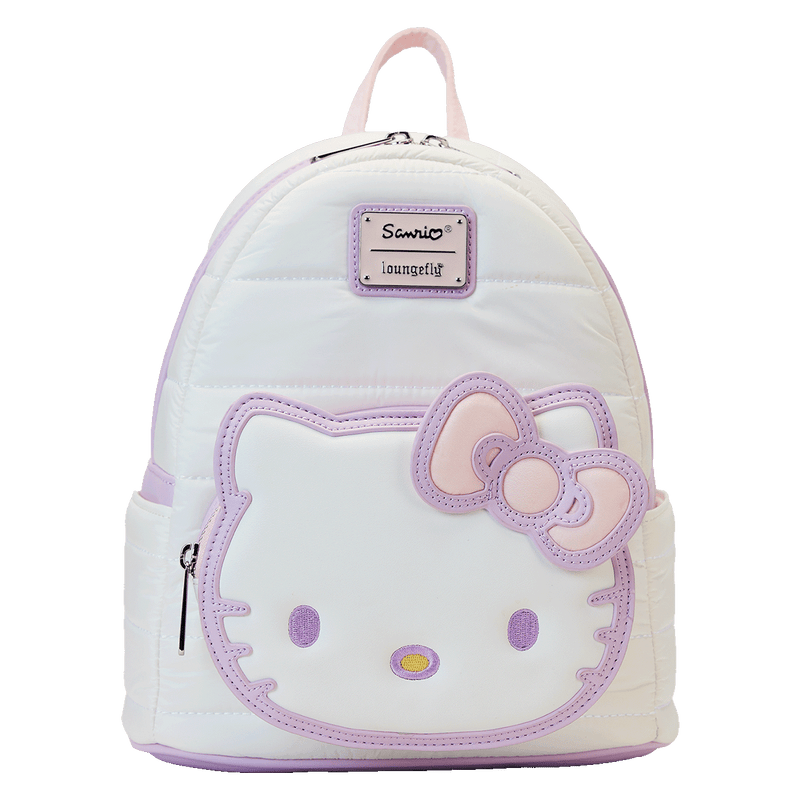 Kitty Quilted Texture Mini Backpack - loungefly