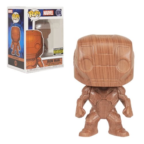 Iron Man Wood Deco US Exclusive - #674 - Funko POP!