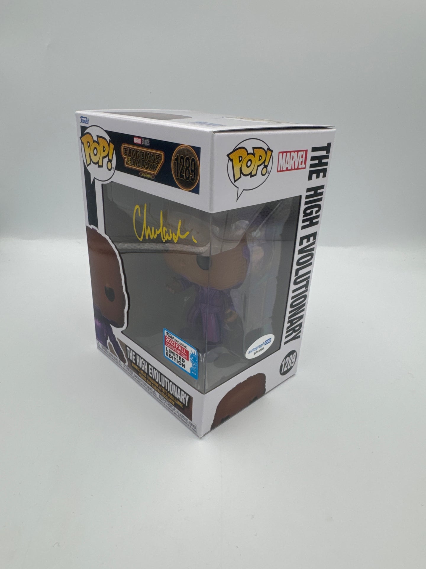 The High Evolutionary - #1289 - Guardians Of The Galaxy - Signed By Chukwudi Iwuji  - Autographcoa Certified Funko Pop!