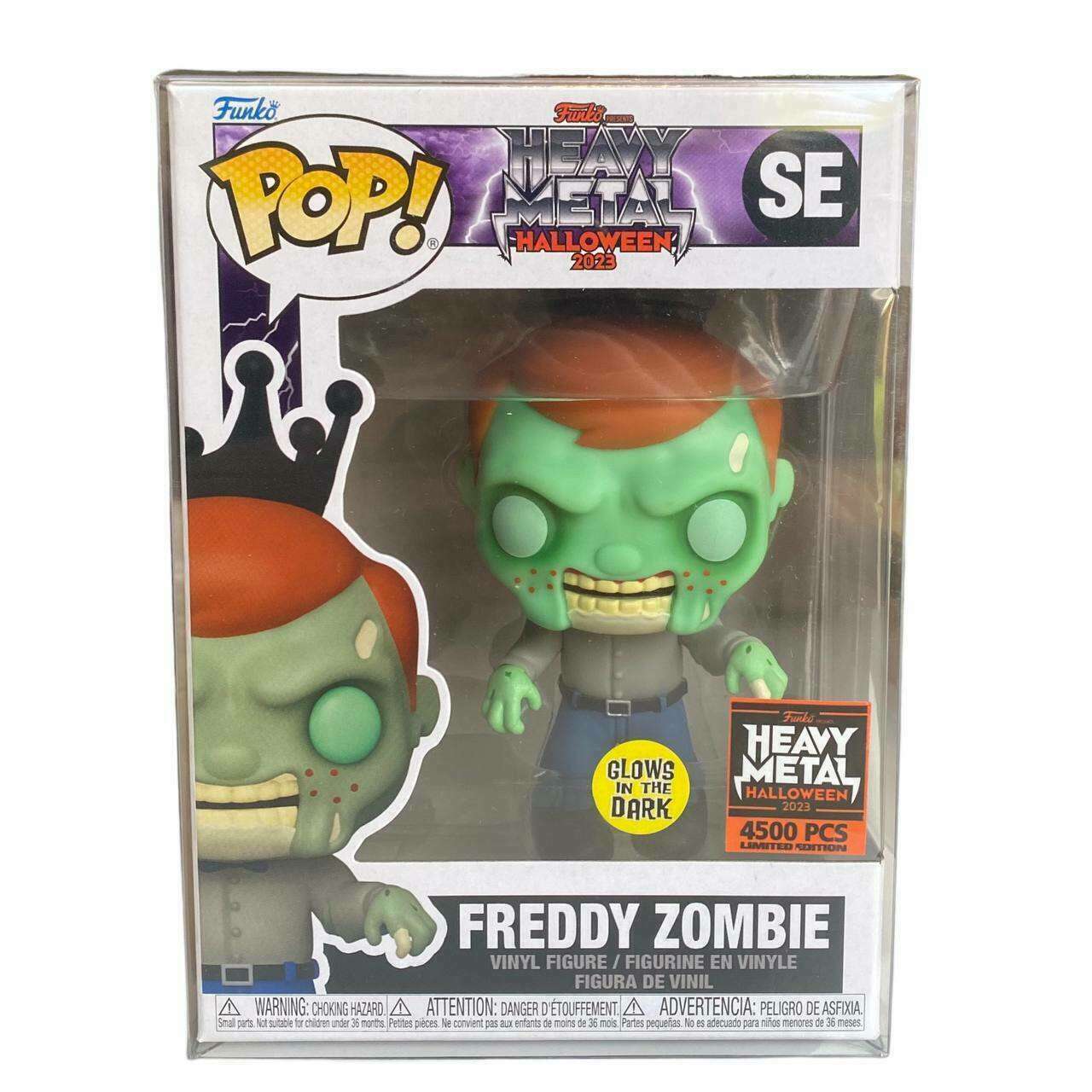 Heavy Metal Halloween 2023 Freddy Zombie Glow - #4500 - Funko Pop!