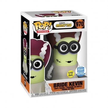 Minions Movies Minions #970  - Funko POP! Bride Kevin Glows In The Dark - Limited Shop Exclusive