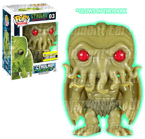 Pop! Vinyl Books Cthulhu - #03 - Funko POP! [Glow In The Dark] Entertainment Earth Exclusive