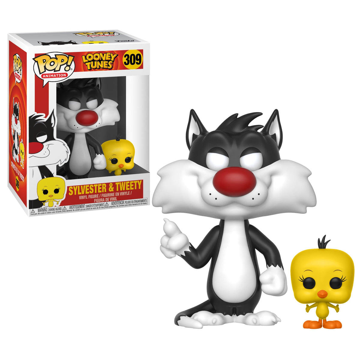 Funko: Looney Tunes - Sylvester & Tweety - #309  - Funko POP!