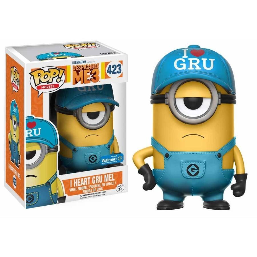 Movies: Despicable Me 3 - I Heart Gru Minion Walmart Exclusive - #423 - Funko POP!