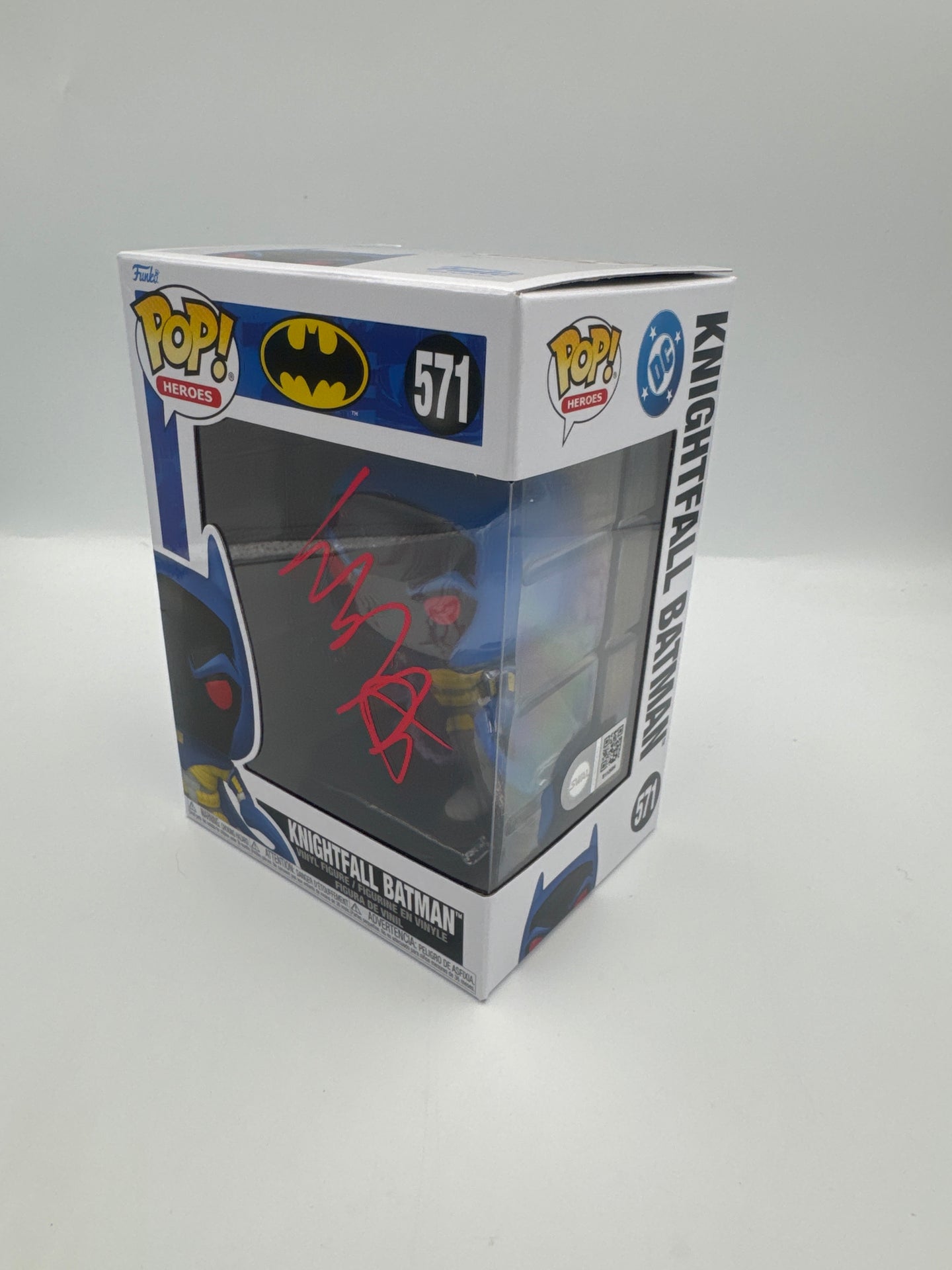 Knightfall Batman - #571 -  DC - Signed By Will Arnett - SWAU Certified Funko Pop!