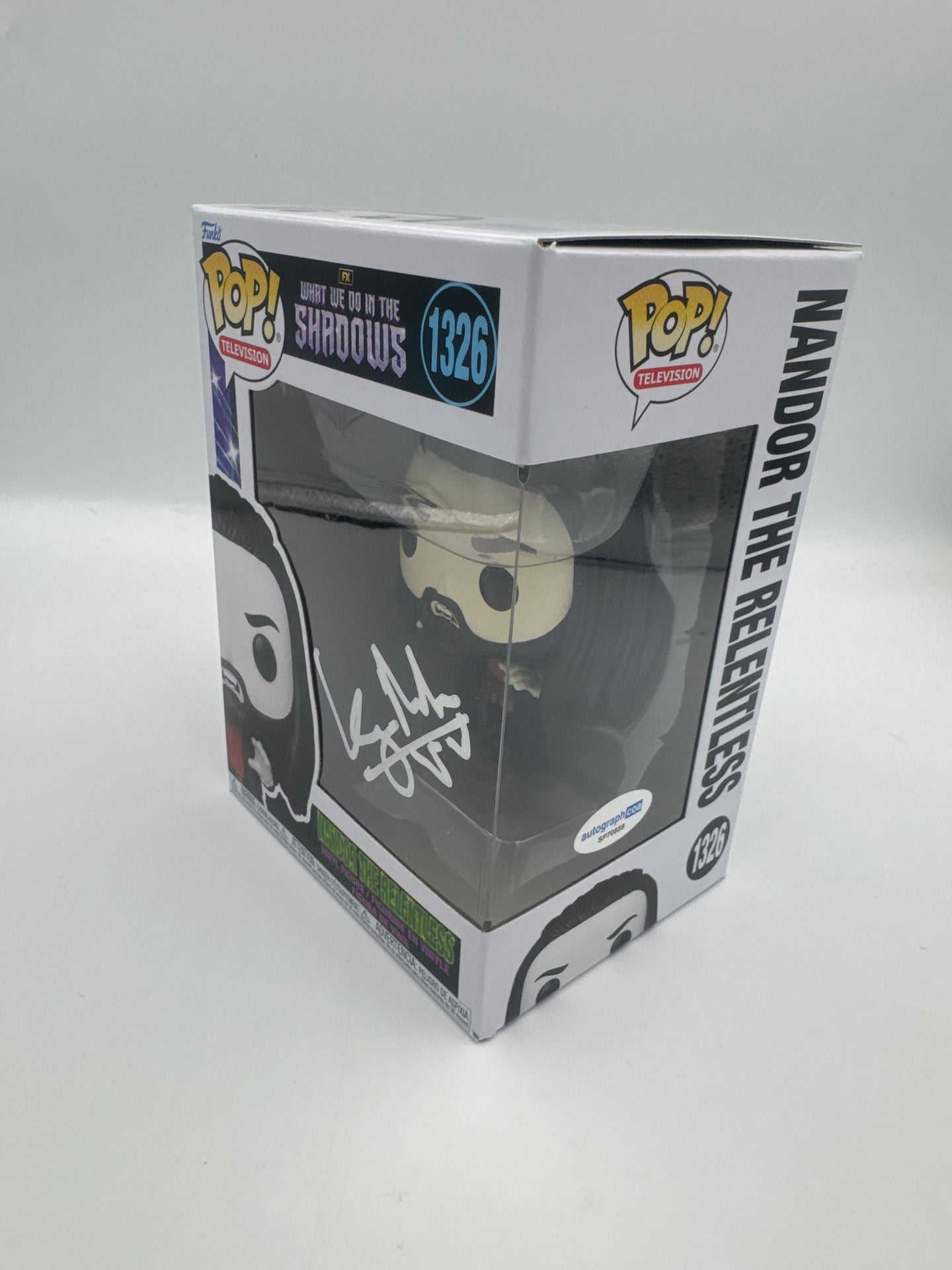 Nandor The Relentless - #1326 - What We Do In The Shaddows  - Signed By Kayvan Novak   - Autographcoa Certified Funko Pop!