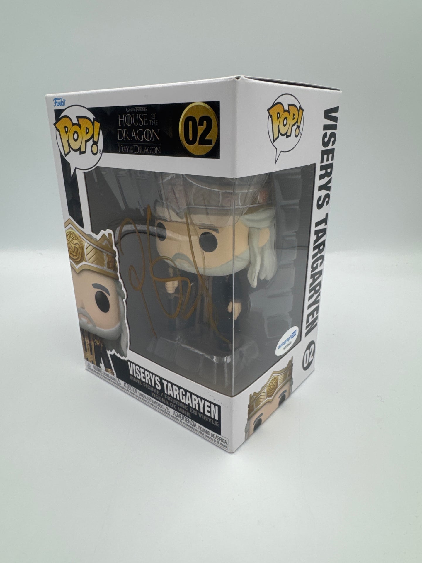 Viserys Targaryen - #02  - Funko Pop! -  House Of The Dragon - Signed By Paddy Considine   - Certified By Autographcoa