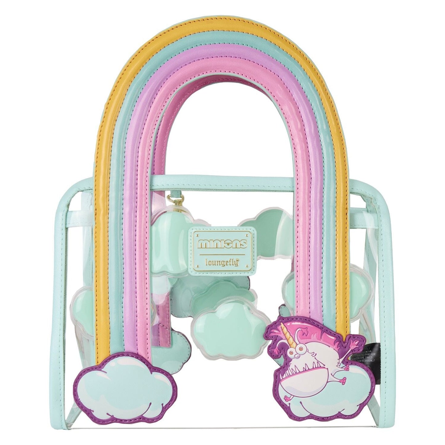 Universal Minions Fluffy Unicorn Tote - Loungefly