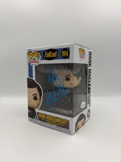 Hank Maclean In Power Armor - #1914 - Funko Pop! - Television - Fallout - Signed By Kyle Maclachlan - Certified By Autographcoa