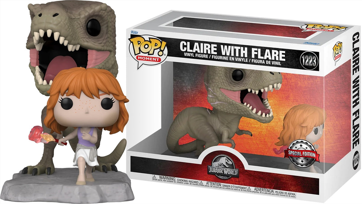 Jurassic World Claire With Flare - #1223 - Funko POP! Moment - Walmart Exclusive