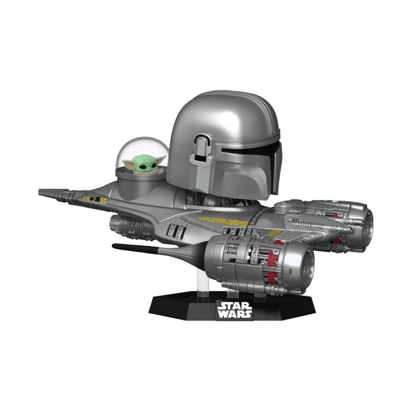The Mandalorian In N1 Starfighter With Grogu - #592 - Funko Pop! - Amazon Exclusive
