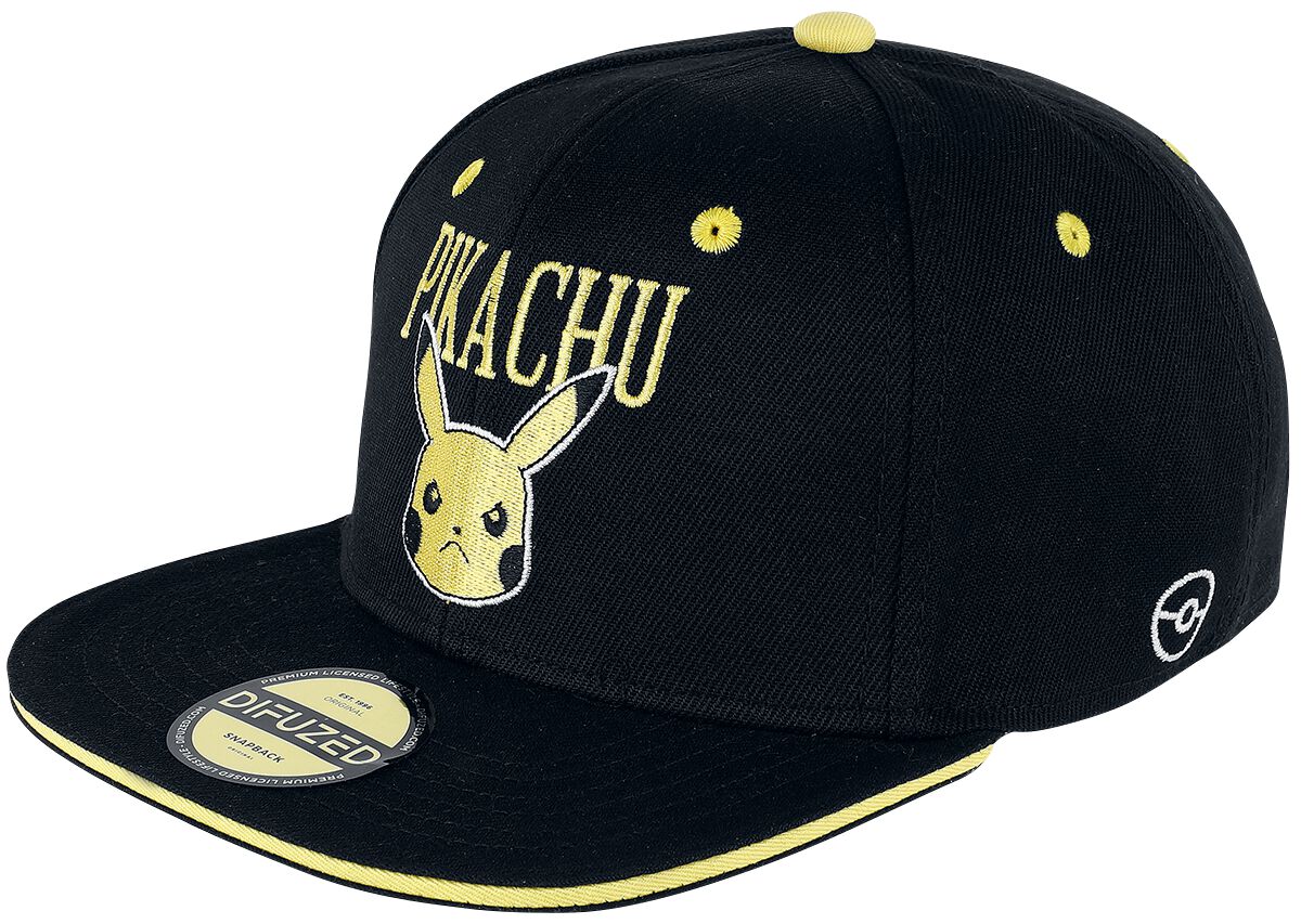 Pokemon Angry Pika Snapback- One Size