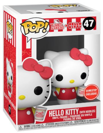 Funko Sanrio X Nissin: Hello Kitty With Noodles And Fork - #47 - Funko POP! GameStop Exclusive