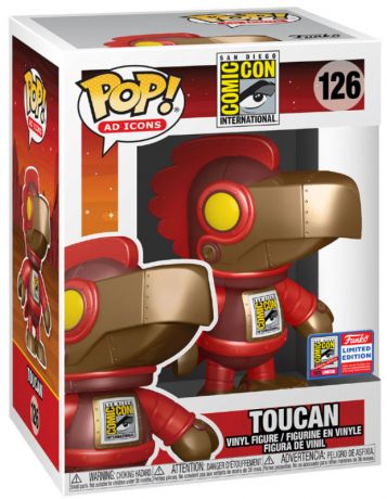 Ad Icons SDCC Toucan - #126 - Funko POP! 2021 con exclusive