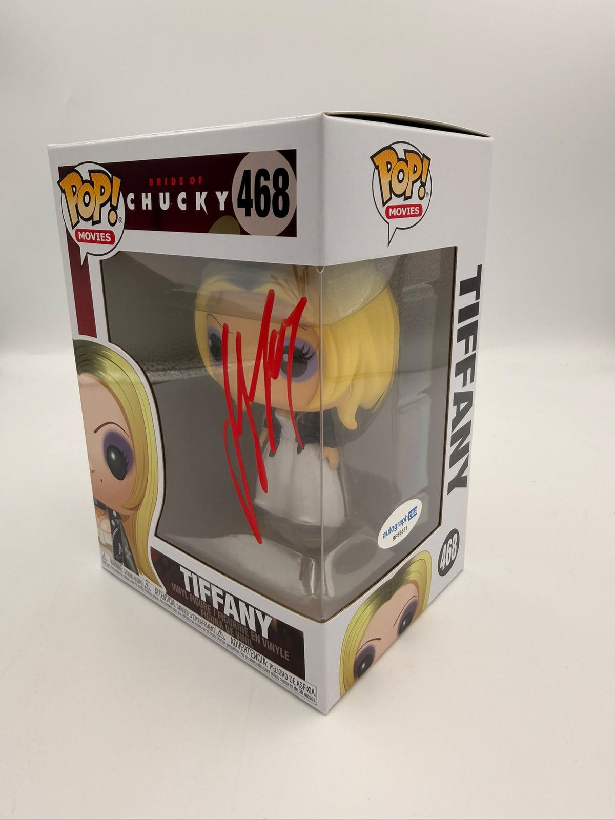 TIFFANY - #468 - Funko Pop! - MOVIES - Bride of Chucky -  Signed by Jennifer Tilly - ACOA Certificate