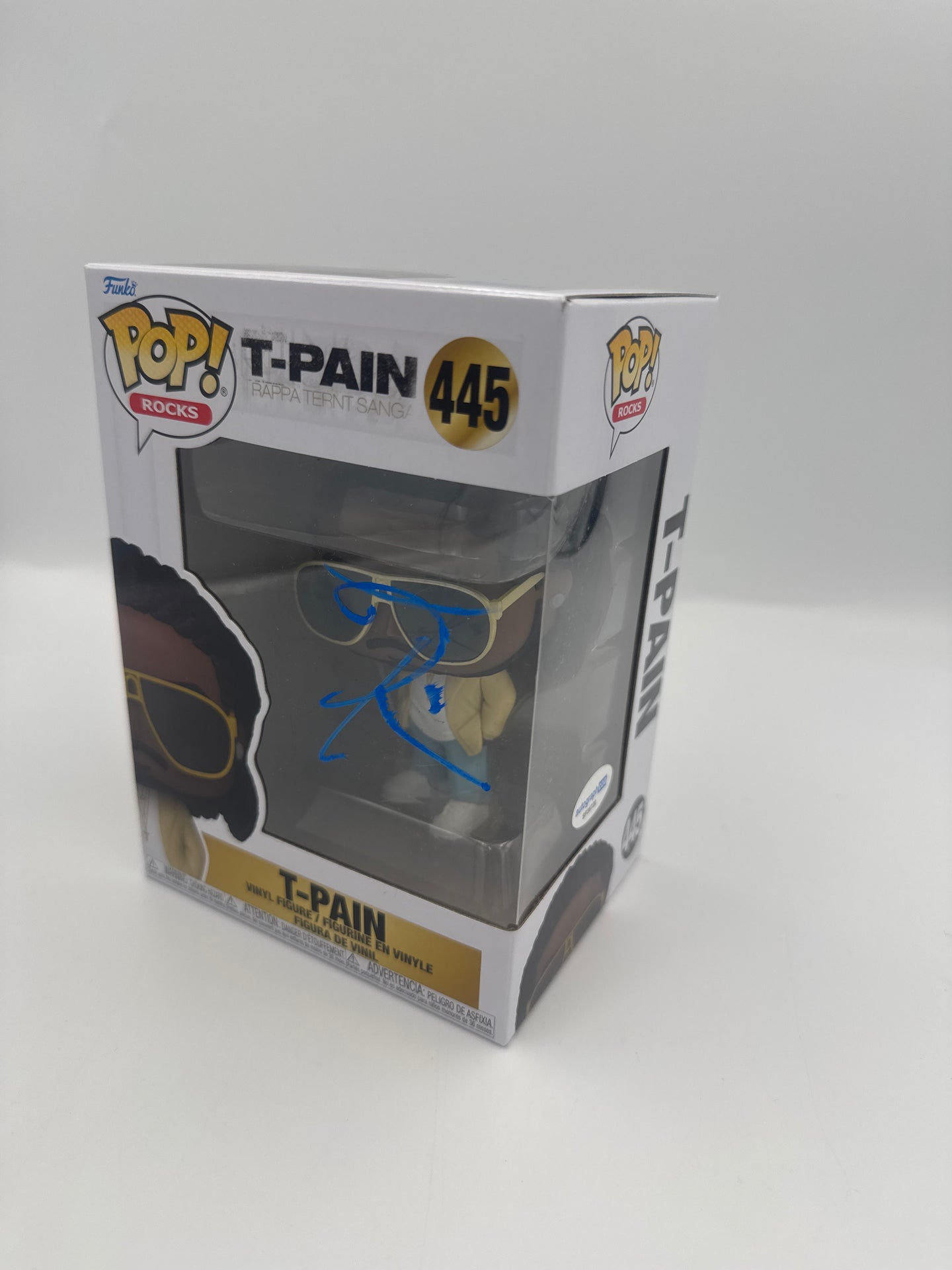 T-Pain  - #395 - T-Pain   - Signed By T-Pain- Autographcoa Certified Funko Pop!