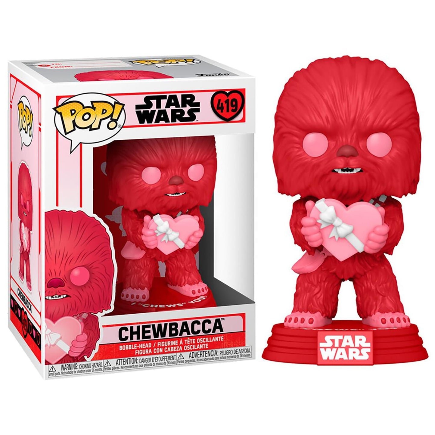 Funko POP! Star Wars Valentines Cupid Chewbacca - #419 - Vinyl Figure