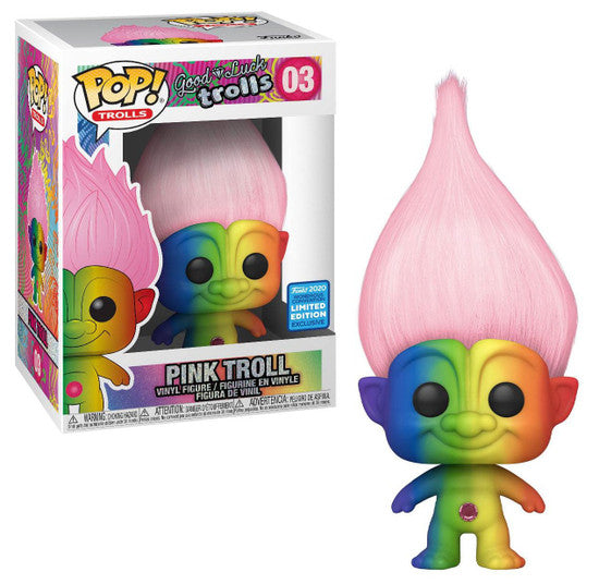 Funko Funko POP! Trolls Pink Troll Vinyl Figure (Rainbow) #03
