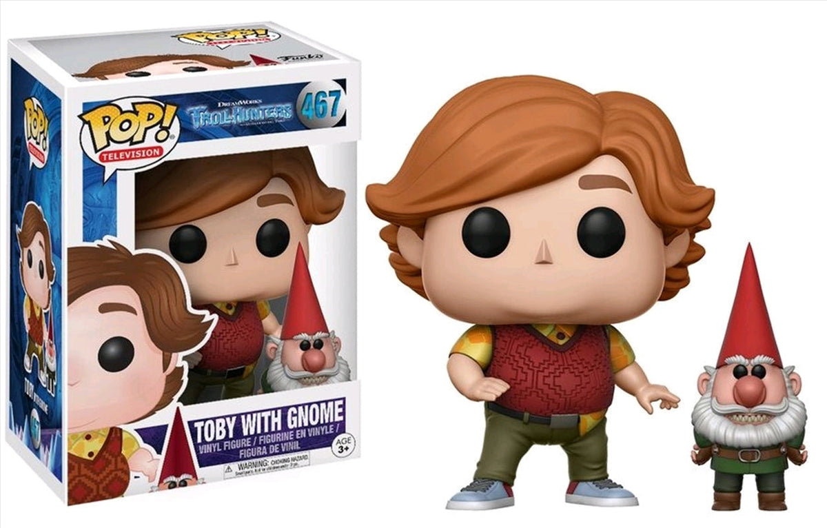 Trollhunters Toby With Gnome - #467 - Funko POP!