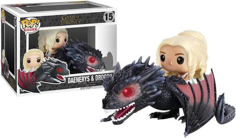 POP Rides: GOT - Daenerys on Fiery Drogon - Funko Pop