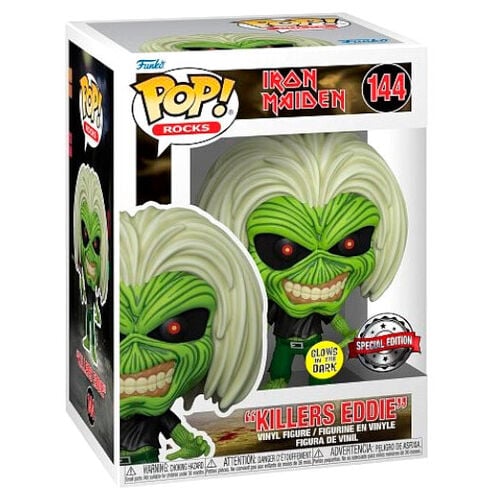 Iron Maiden Killers eddie hot topic Exclusive - # 144- Funko POP! 5000pcs