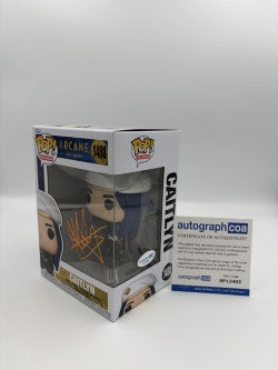 Caitlyn - #1488 - Funko Pop! - Television - League of Legends - Arcane - Signed By Katie Leung  - Autographcoa Certified Pop