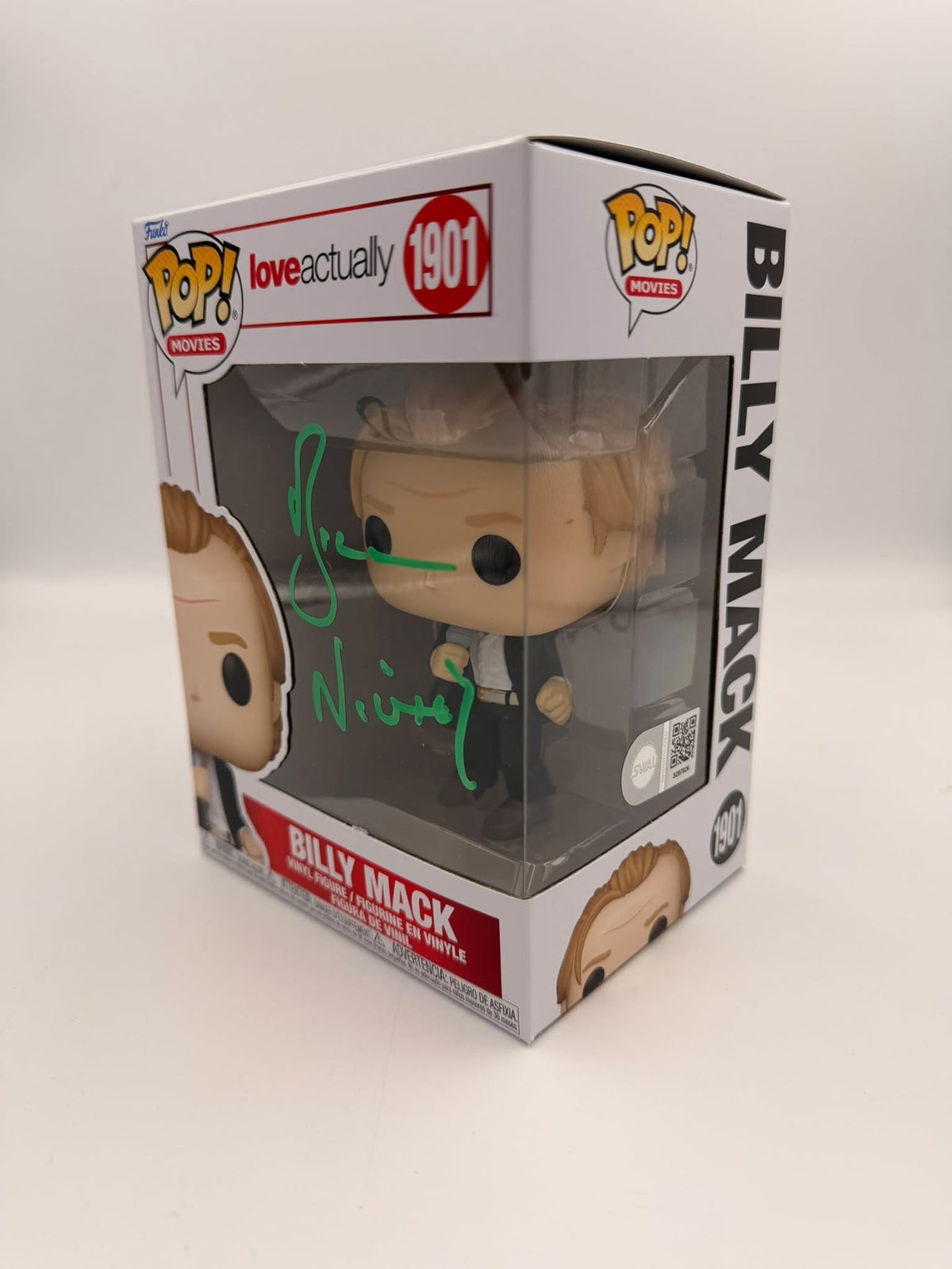 BILLY MACK - #1901 - Funko Pop! - MOVIES - Love Actually -  Signed by Bill Nighy - SWAU Certificate