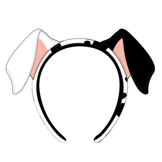 101 Dalmatians 60th Anniversary Patch Ears Headband - Disney  - Loungefly