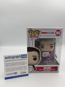Mark - #1960 -  Love Actually - Signed By Andrew Lincoln - Autographcoa Certified Funko Pop!