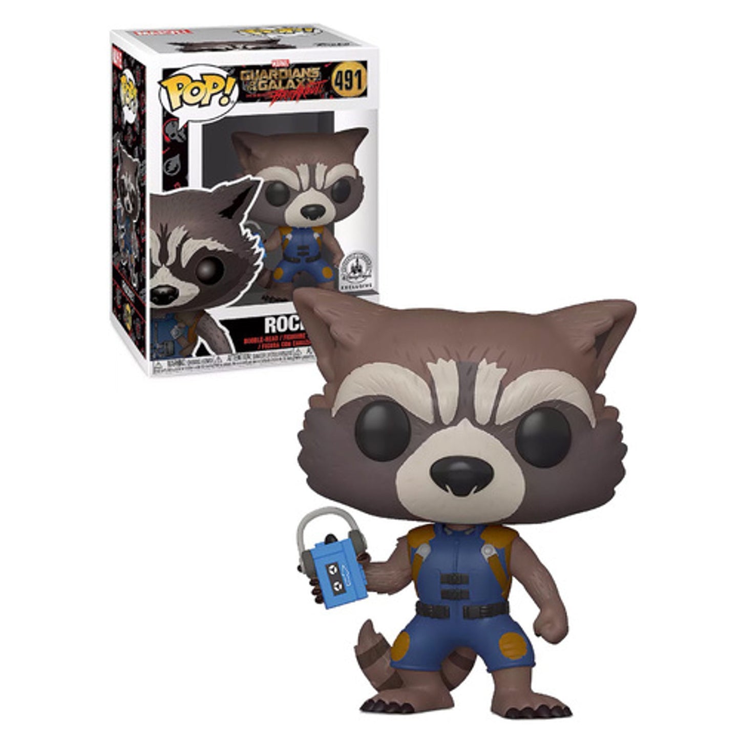 Guardians Of The Galaxy Rocket - #491 - Funko POP! Disney Parks Exclusive