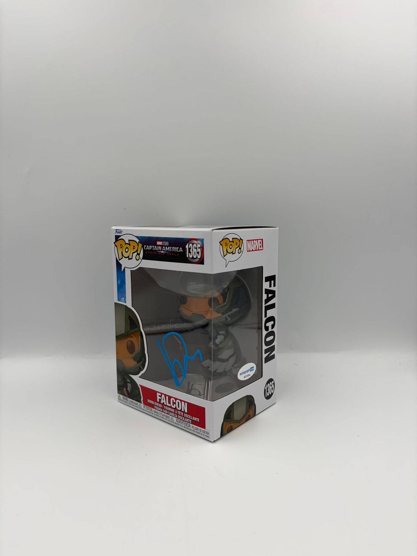Falcon  - #1365 - Captain America   - Signed By Danny Ramirez- Autographcoa Certified Funko Pop!