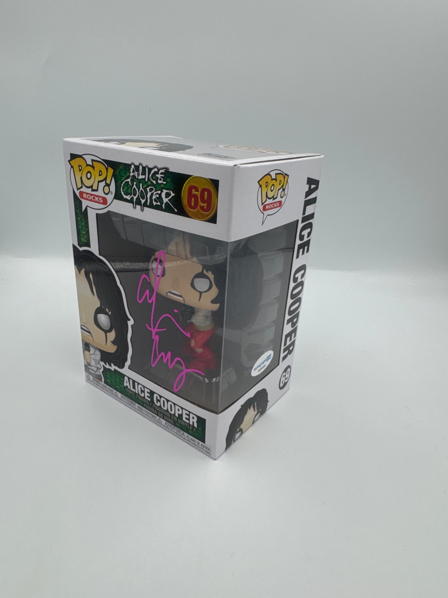 Alice Cooper - #69 - Rocks - Funko - Signed By Alice Cooper