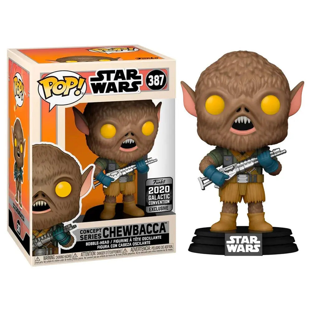 Funko Star Wars Concept Series Chewbacca Exclusive - #387- Funko POP!- 2020 Galactic Con Exclusive
