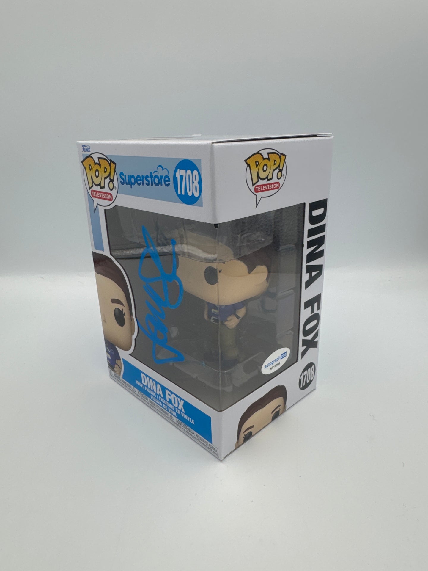 Dina Fox - #1708 - Superstore - Funko Pop! - Television - Signed By Lauren Ash - Certified by Autographcoa