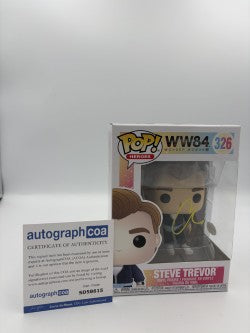 Steve Trevor - #326 - Funko Pop! - Heroes -  Wonder Woman WW84 -Signed By Chris Pine  - Certificated Autographcoa
