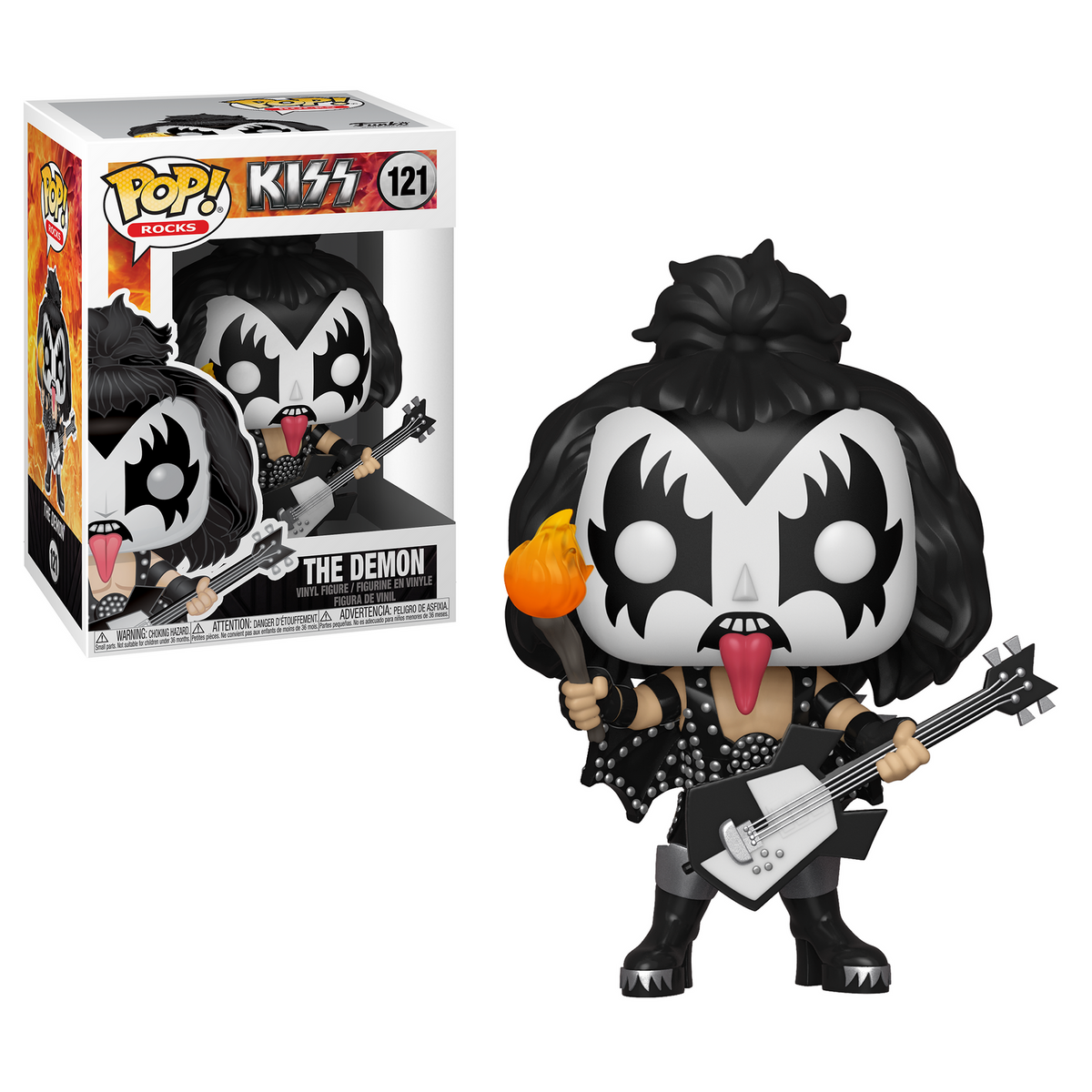 Funko Rocks Kiss The Demon - #121 - Funko POP!