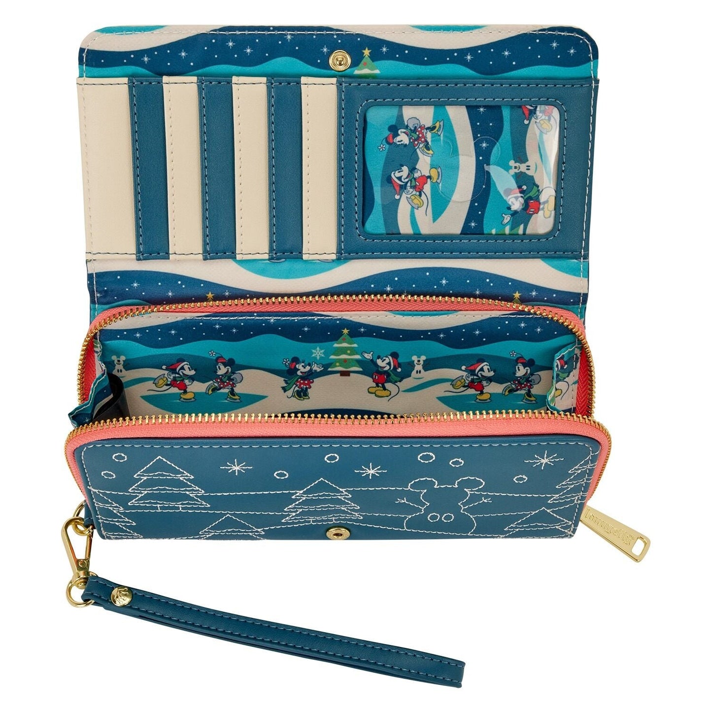 Disney Mickey and Minnie Holiday Flap Wallet – Loungefly