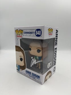 Annie Edison - #840 - Funko Pop! - Television - Community -  Signed By Annie Edison  - Certified Pop!