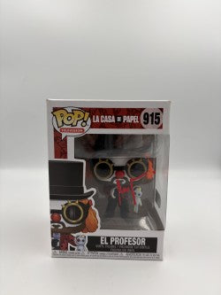 El Profesor- #915 - Funko Pop! - Television - La Casa de Papel  - Signed By Alvaro Morte - Certified Pop