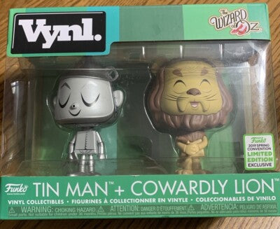 Wizard Of Oz Vynl Tin Man & Cowardly Lion - Convention Exclusive